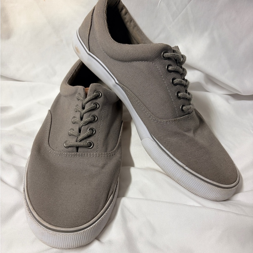 Classic Gray Canvas Sneakers